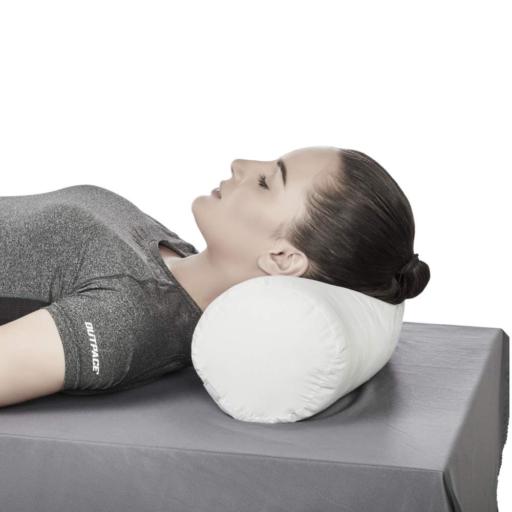 Vissco Cervical Pillow (Round Soft) | Prevents Cervical Spondylitis, Mild Sprain & Stiff Neck (White)