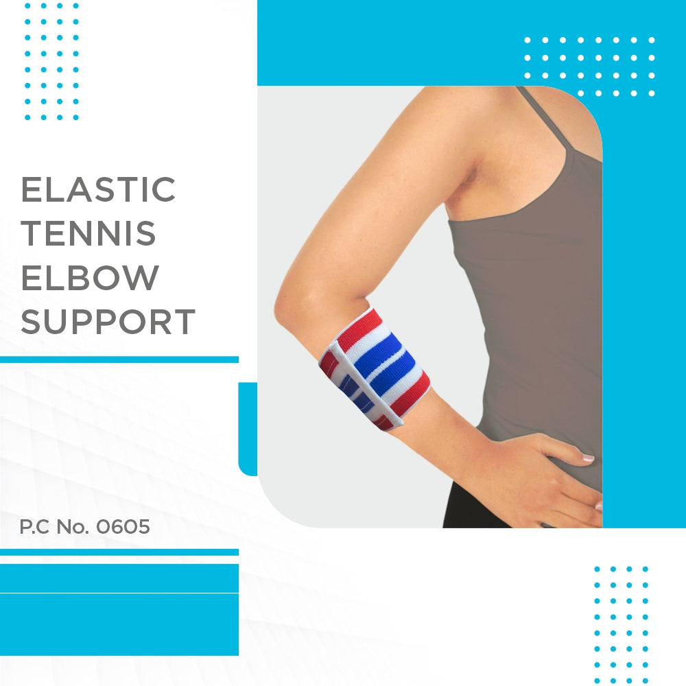 Vissco Tennis Elbow Belt | Elbow Pain Relief | Put it for Tenderness of Forearm (Multicolor)