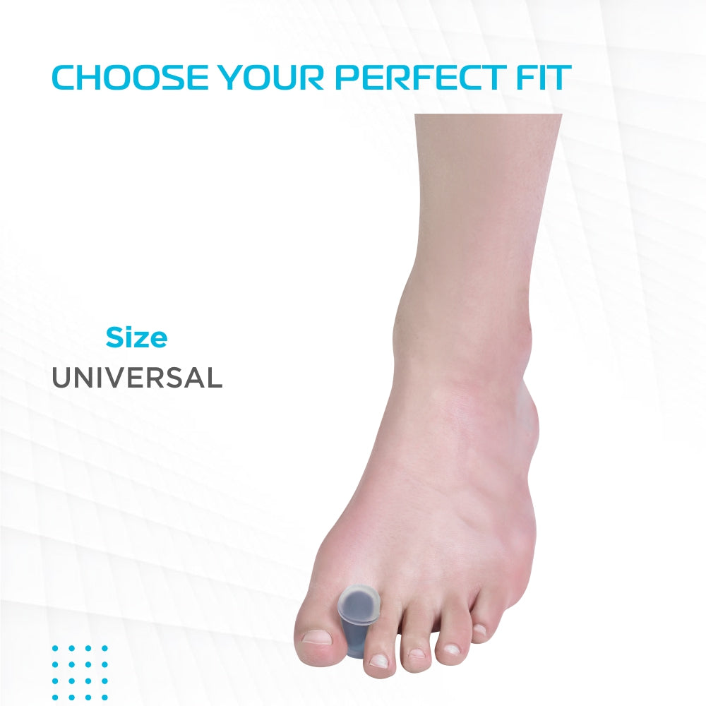 Vissco Toe Spreader | Helps to Align Correct Position & Prevent Deformity of the Toes (Grey)