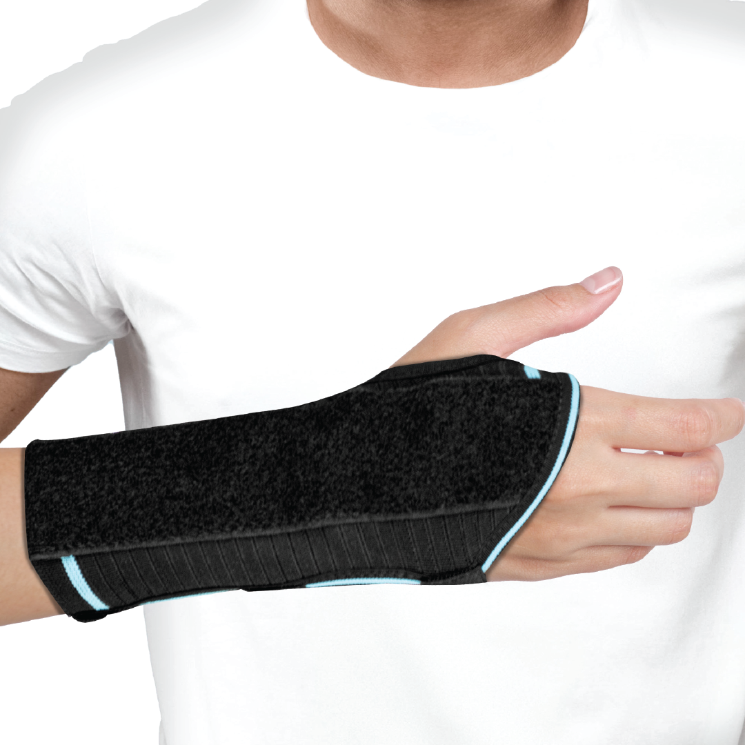 Vissco Universal Cockup Support | Wrist Support For Colle's fracture | Wrist sprain/strain | Arthritis | Post-operative support | Pain Reliever | (Black)