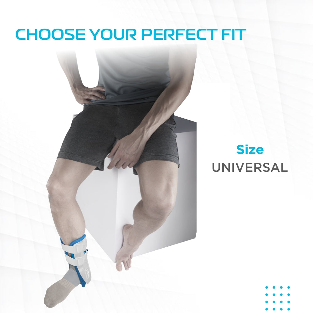 Vissco Air Ankle Brace | Provides Firm Support & Stability to the Ankle (White)