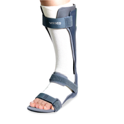 Vissco Foot Drop Support with Padding, For Peroneal Nerve Palsy, Free Stockinette, Lightweight (Grey)