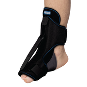 Vissco Foot Raiser With Detachable Splints, Support for Plantar Fasciitis, Weak Ankles - Left / Right Feet (Black)