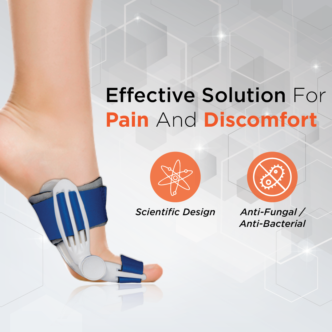 Vissco Bunion Corrector | Provides Moderate Support to Big Toe | Fracture Support & to Correct Bunion Deformity