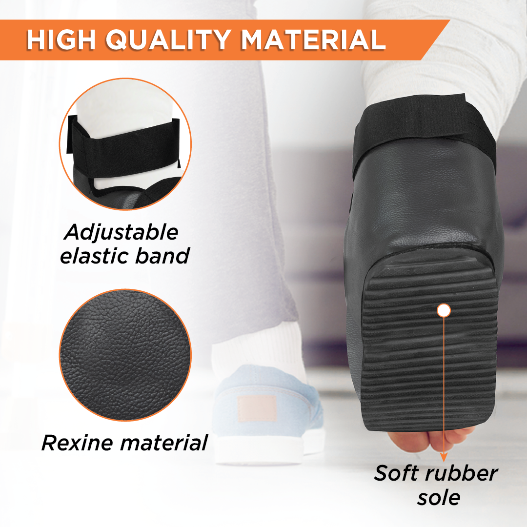 Vissco Cast Shoe | Waterproof Plaster Covering Shoe| Prevents Wear & Tear of the Cast Cover on Foot (Grey)