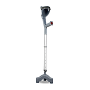 Vissco Astra Max Elbow Crutch Tripod Base With Height Adjustable & Movable Elbow Support, Light Weight (1 Piece) (Grey)