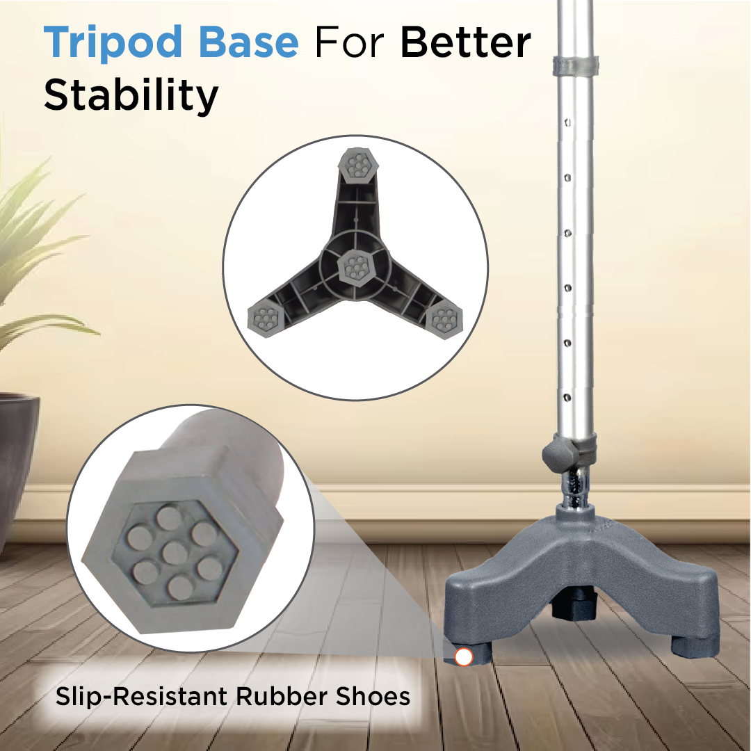 Vissco Astra Max Elbow Crutch - Tripod | Aluminum
