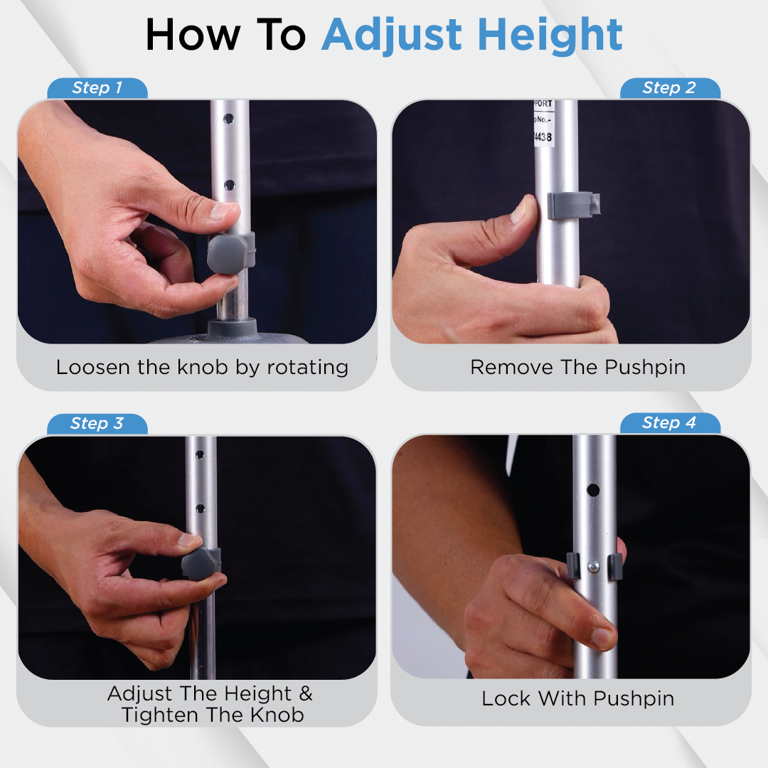 Vissco Astra Max Elbow Crutch - Tripod | Aluminum