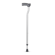 Vissco Avanti L Shape Walking Stick | Adjustable Height | Lightweight Walking Stick (Grey)