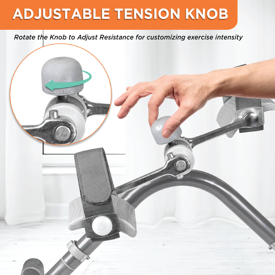 Vissco Cycle Exerciser | Indoor Ecercise Exerciser to Help in Toning & Shaping Up the Lower Body (Grey)