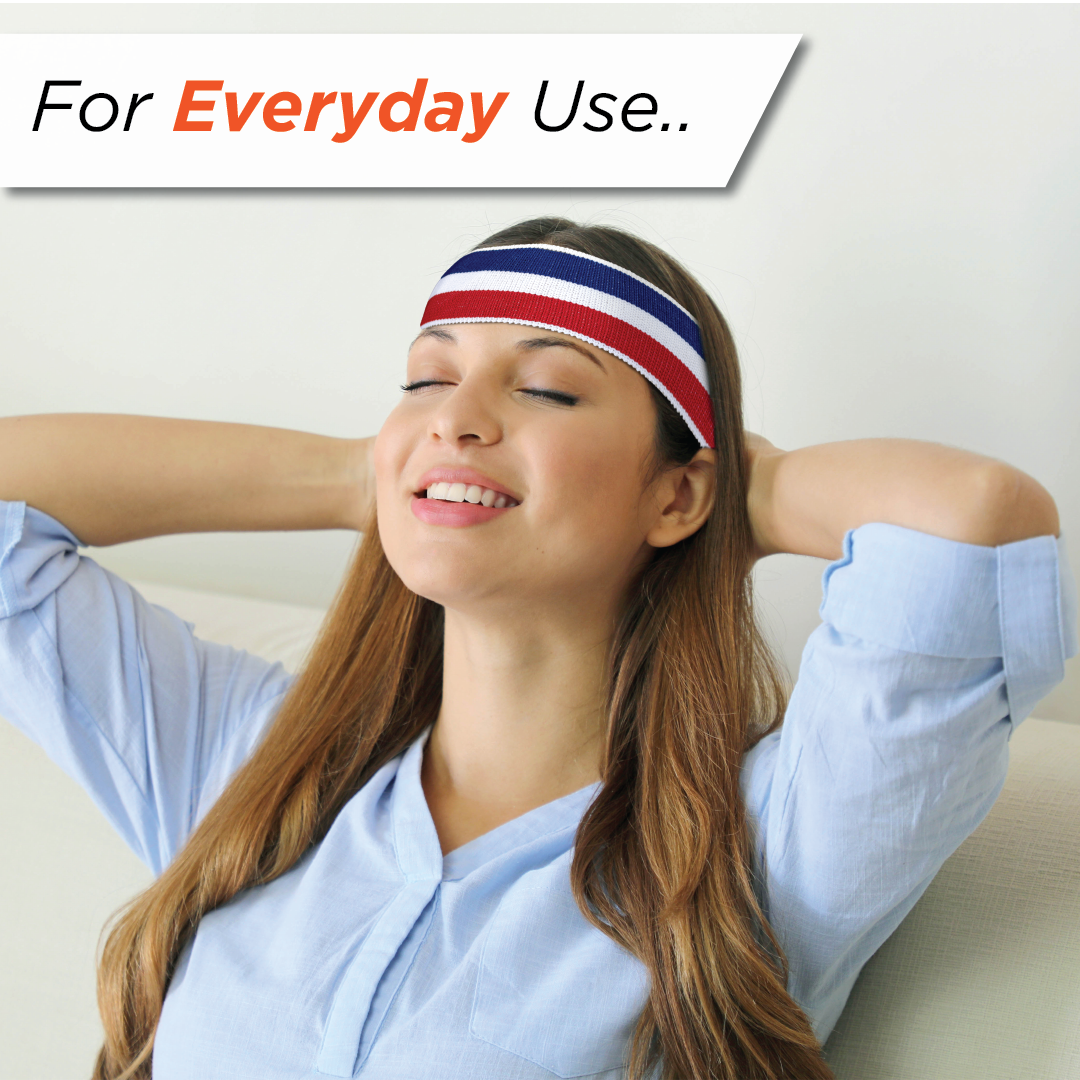 Vissco Headache Band (Mild Support)| Relieves Headache with Firm & Uniform Compression (Multicolour)