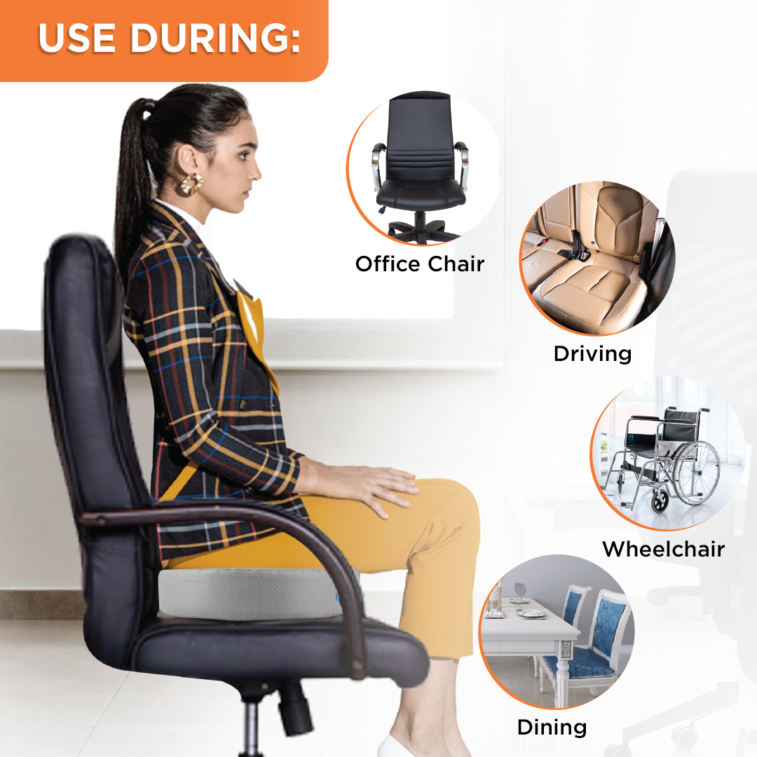 Vissco Round Ring Cushion Pillow | Provides Cushioned Seating  to reduce Pain & Discomfort