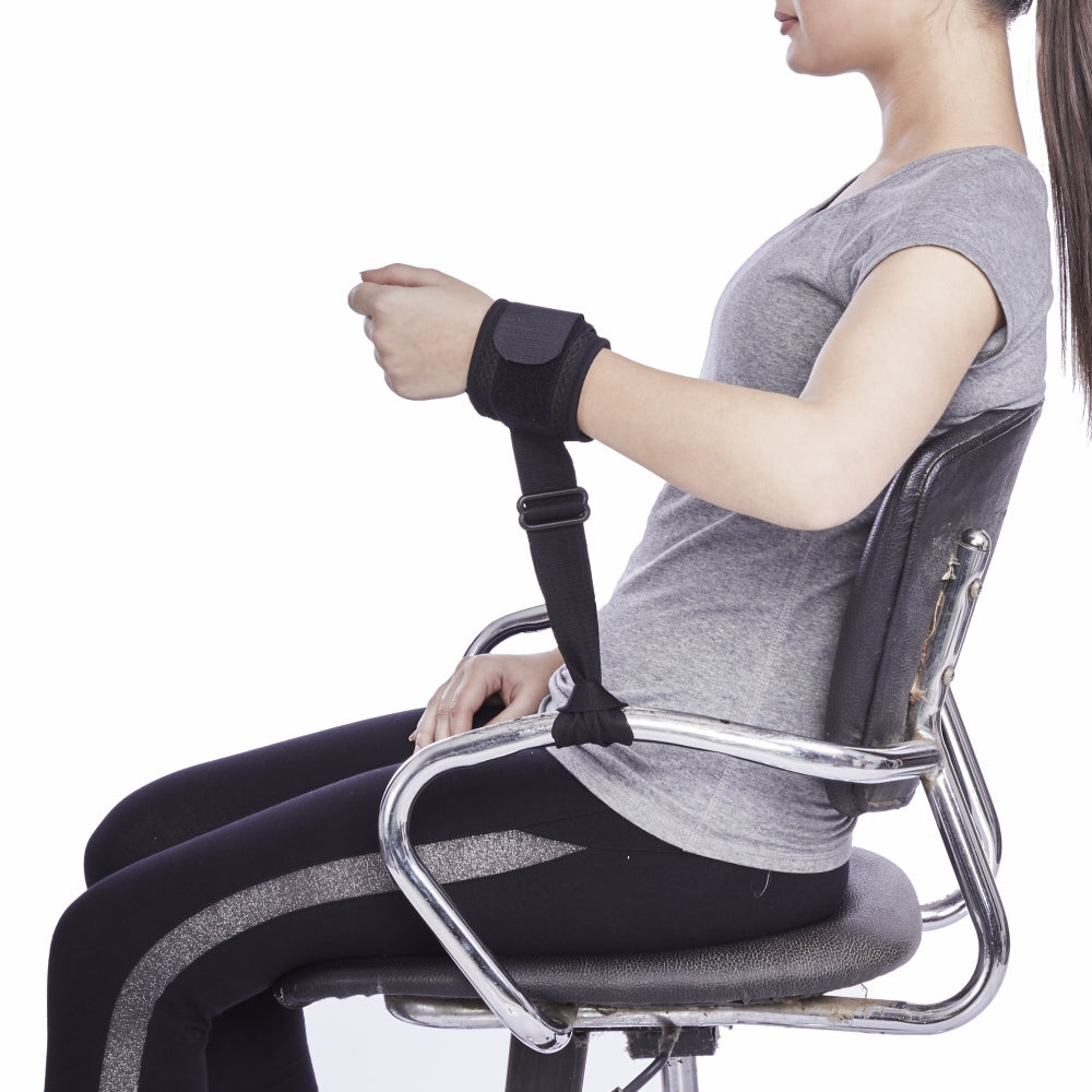 Patient Restrainer Strap | Ensures Safety of the Patients by Locking Harmful Movements (Black) - Vissco Next