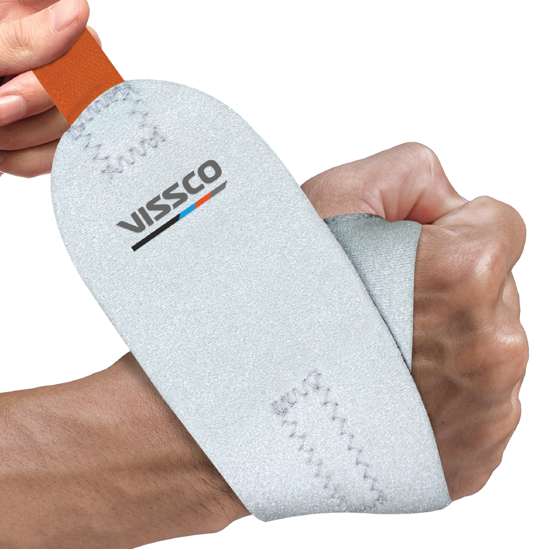 Vissco Neoprene Wrist Brace | Provides Compression & Support to the Wrist - Grey
