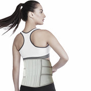 Vissco Neoprene Lumbar Belt 9" | Supports the Lumbar Spine | Corrects Posture & Relieves Back Pain (Grey)