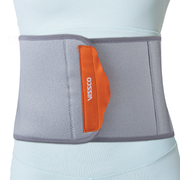 Vissco Neoprene 8" Abdominal Belt | Supports the Weak Abdominal Muscles & Helps in Blood Circulation (Grey)
