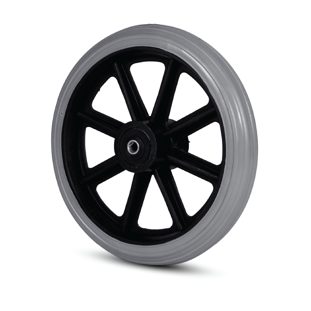 Vissco Wheelchair Small Front Wheel | Tyre Castor With 8" or 200mm With Bearings - (1 Piece)