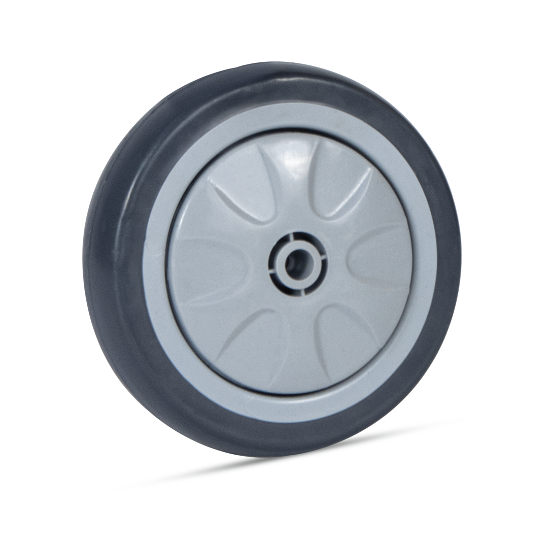 Vissco Wheelchair Back Side Small Wheel WIth  5" Diameter - (1 Piece)