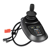 Vissco Joy Stick With Small Connector For Zip Lite | Wheelchair - 2974 (Single Battery)