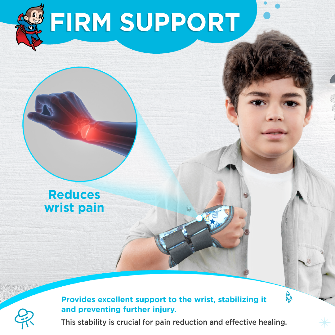 Vissco Champ Champ Wrist Brace With Splint Provides Firm Support to the Wrist, Colle's fracture & Wrist Sprain/Strain, Postoperative Recovery
