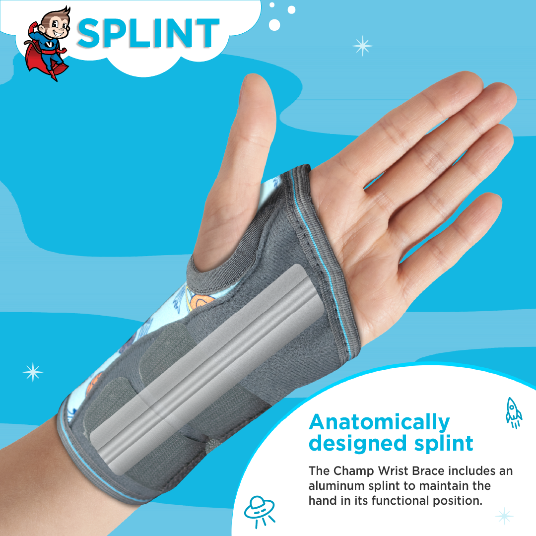 Vissco Champ Champ Wrist Brace With Splint Provides Firm Support to the Wrist, Colle's fracture & Wrist Sprain/Strain, Postoperative Recovery
