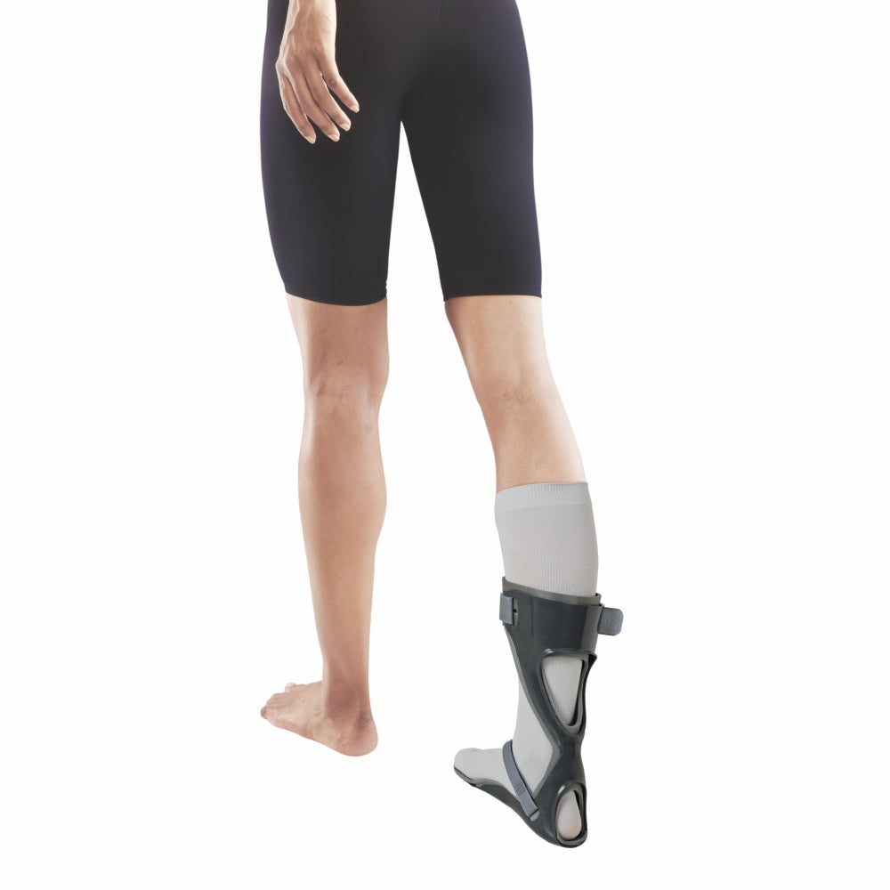 Vissco Ankle Foot Orthoses (AFO) | Maintains and Supports Foot to prevent Foot Drop | With Socks (Grey)