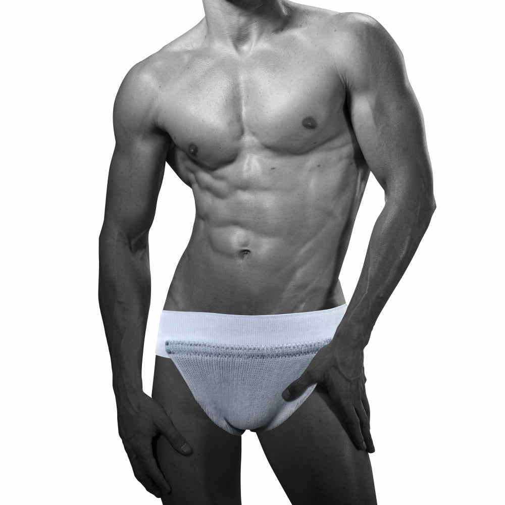 Vissco Scrotal Support | Helps to Relieve Pain, Discomfort, Strain of Inflamed or Sagging Testicles (Grey)