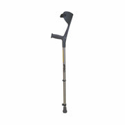 Vissco Champ Max Elbow Crutch (Fixed Handle) for Physically Challenged | Light Weight & Adjustable Height (1 Pair) (Grey)
