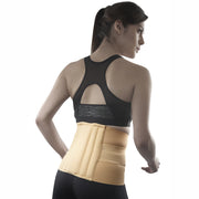 Sacro Lumbar Belt 10" Back Double Strap | Supports the Lower back | Corrects Posture & Relieves Back Pain (Beige) - Vissco Next