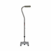 Avanti Sheperd Shape Quadripod Stick for Physically Challeged | Light Weight & Adjustable Height (Grey) - Vissco Next