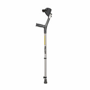 Astra Max Elbow Crutches | Adjustable Elbow Support & Height | Light Weight | PVC grip Handle (1 Pair) | Color (Grey) - Vissco Next