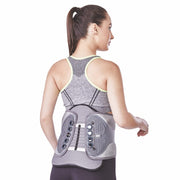 Vissco Flexi Lacepull LS Belt with Moulding |Provides Support to the  Lower Back & Stabilize the Sacroiliac Joint (Grey)
