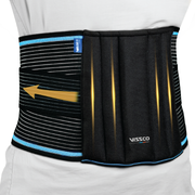 Vissco Lumboset Belt (Basic) - Mild Support | Provides Support to the  Back | Relief from Back & Abdomen Pain (Black)