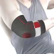 Vissco Elbow Support with Strap (Mild Support) | Provides Ideal Compression to the Strained Muscles of the Elbow (Multicolor)