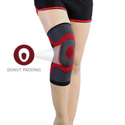 Vissco 3D Knee Cap with Donut Padding | Provides optimum Knee compression and mild support for free Knee movement | Color - Multicolor (Single Piece)