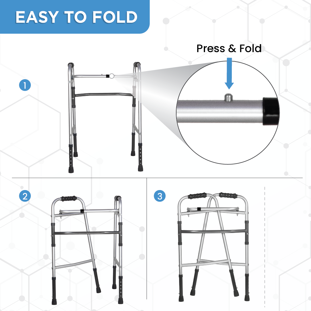 Vissco Dura Lite Walker | Aluminum
