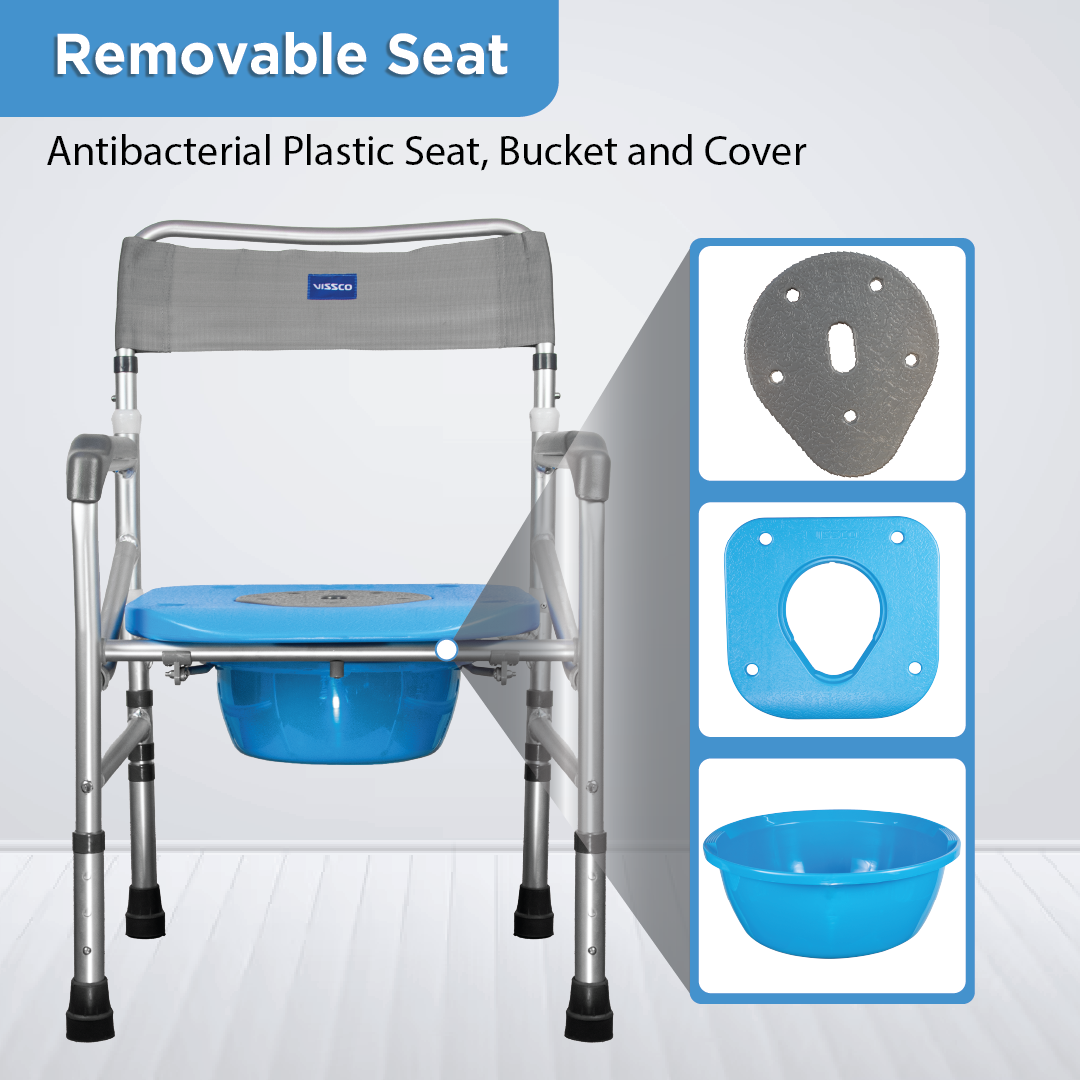 Vissco Comfort Commode & Shower Chair