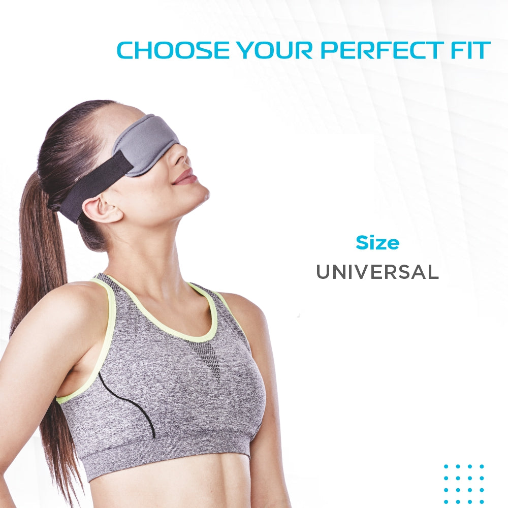 Vissco Eye Mask (Cool Gel)| Eye Relaxing Mask For Puffy, Tired Eyes | Dark Circles & Dry Eyes (Grey)