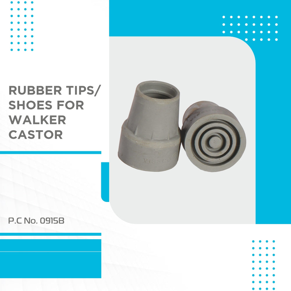 Rubber Tips/Shoes For Walker Castor (Single Piece) - Vissco Next