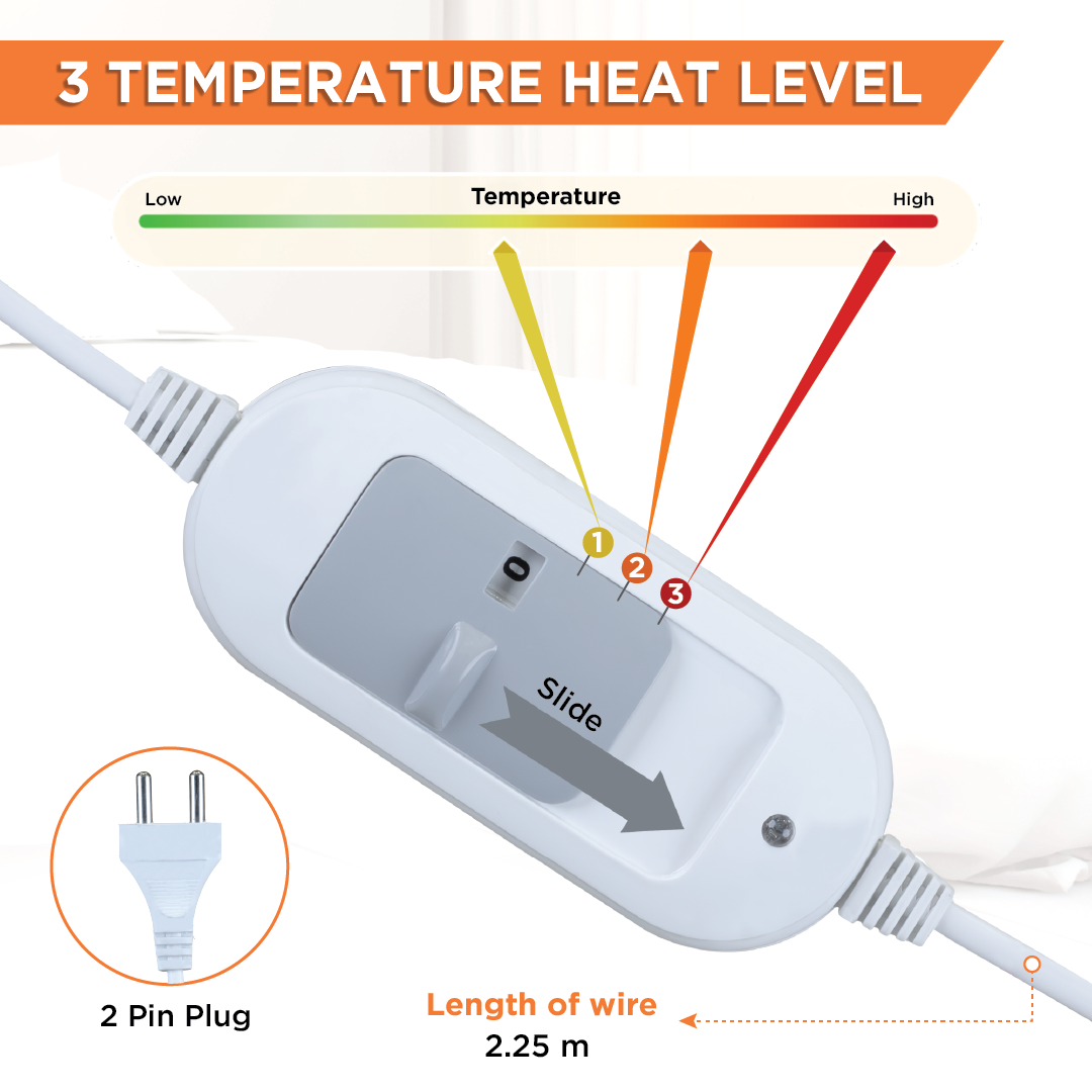 Vissco Heating Belt (Ortho) | Provides Heat Therapy to Soothe Sore Muscles | Decreases Joint Stiffness & Relieves Pain (Grey)