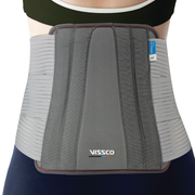 Vissco Lumbo Sacral Belt | Supports the Lumbar Spine | Corrects Posture & Relieves Back Pain (Grey)