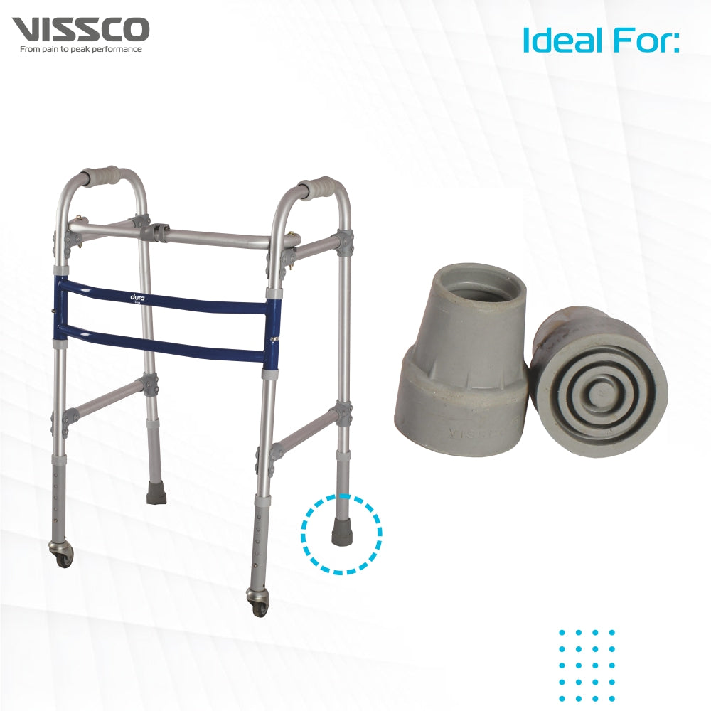 Rubber Tips/Shoes For Walker Castor (Single Piece) - Vissco Next