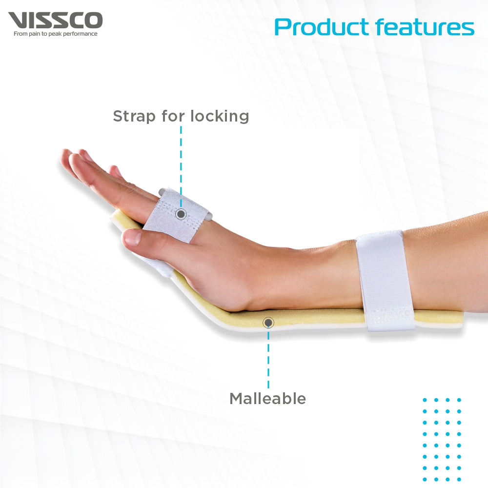 Vissco Emergency Splint Arm (Short) | Provides Support & Stability to the Arm (Beige)
