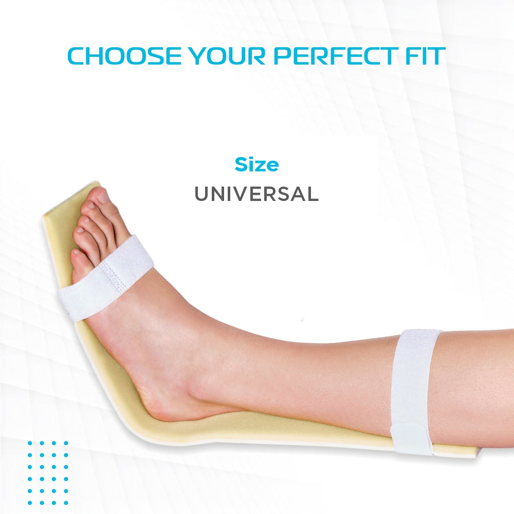 Vissco Emergency Splint - Leg (Short) | Provides Stability to the Foot & Ankle | Light Weight | Aluminium Splint (Beige)