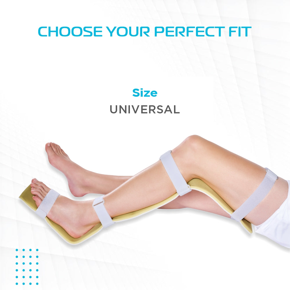 Vissco Emergency Splint Leg (Long) | Provides Support & Stability to the Foot & Ankle (Beige)