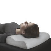 Vissco Contoured Memory Foam Pillow| Provides Muscle Relaxation & Relives Neck Muscle Strain (Grey)
