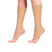 Vissco Medical Compression Stocking - Class 2 Knee Length | Mild Support | Improves Blood Circulation | Swollen | Tired | Aching Legs  (Beige)