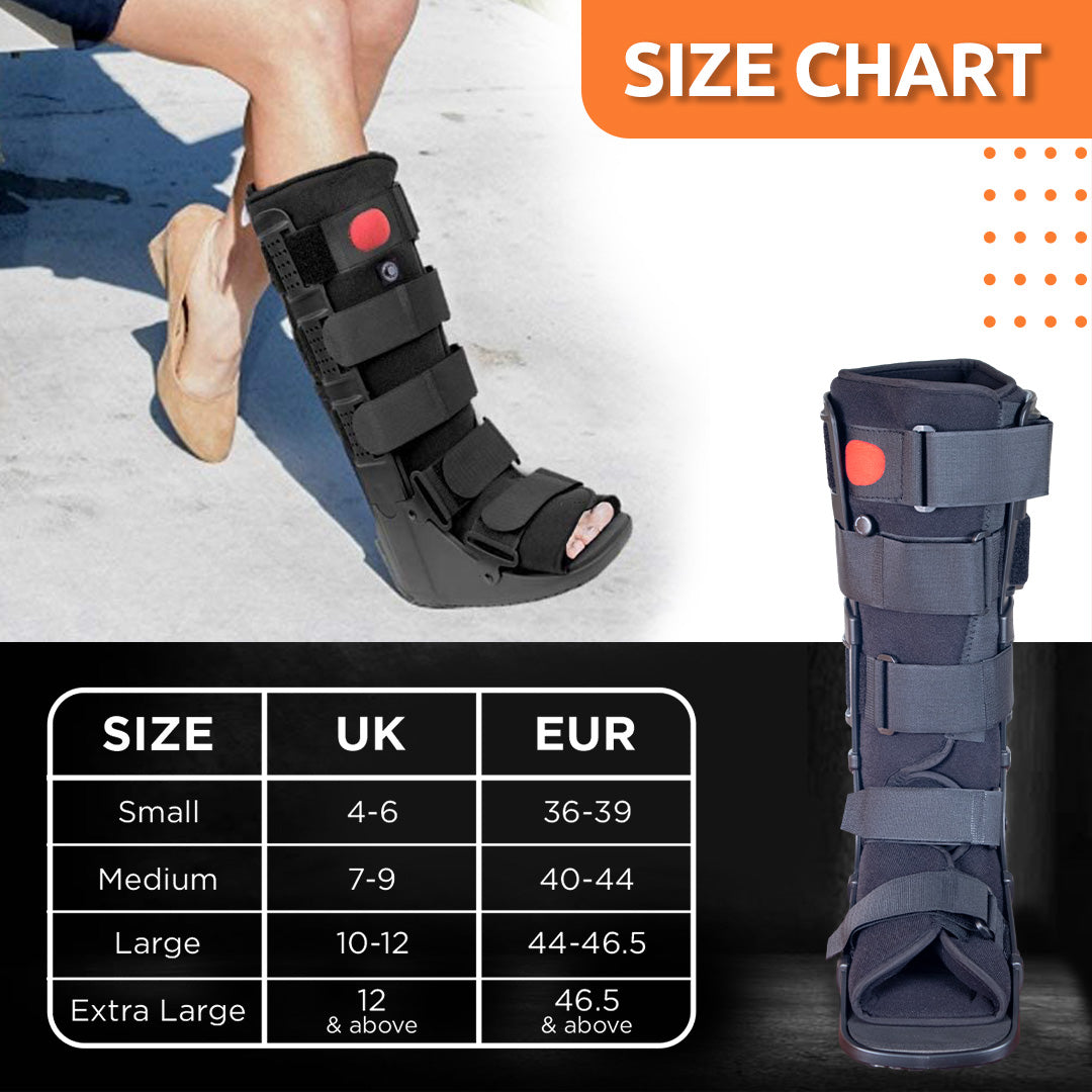 Vissco Pneumatic Walker Boot (Single Push Button - Long Type with 17" Height)