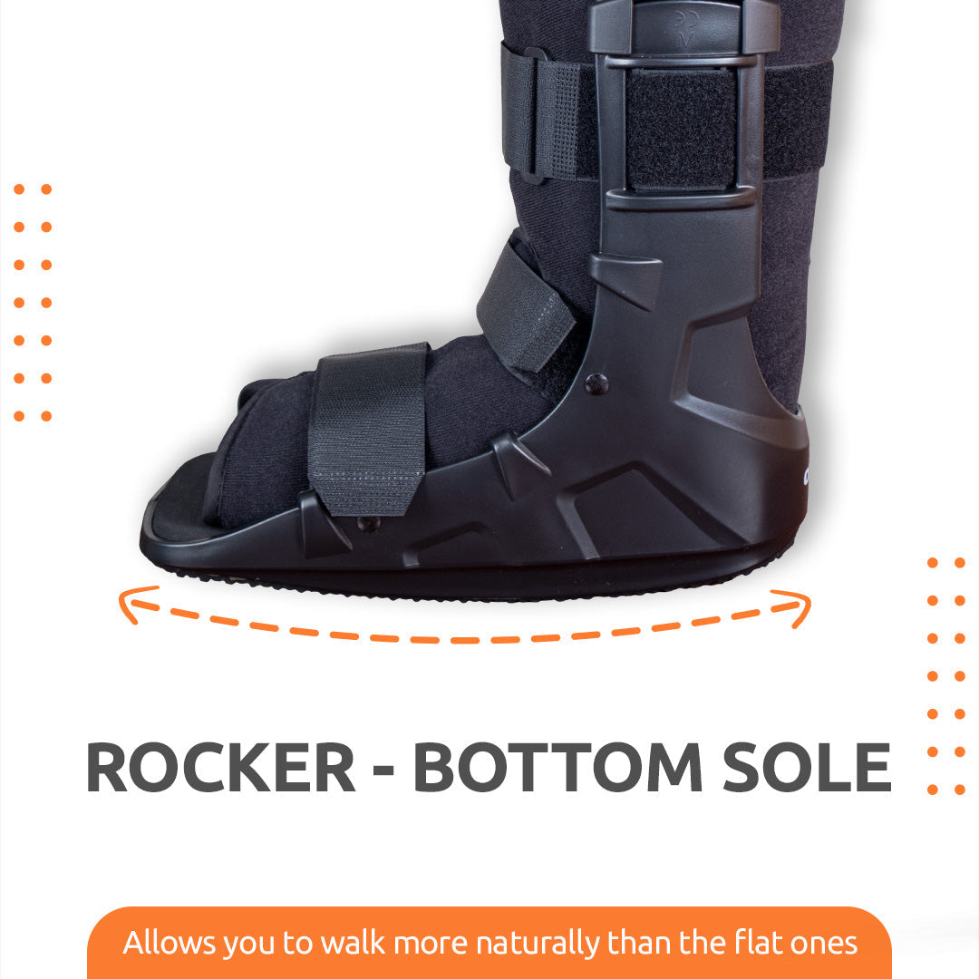 Vissco Pneumatic Walker Boot (Single Push Button - Long Type with 17" Height)