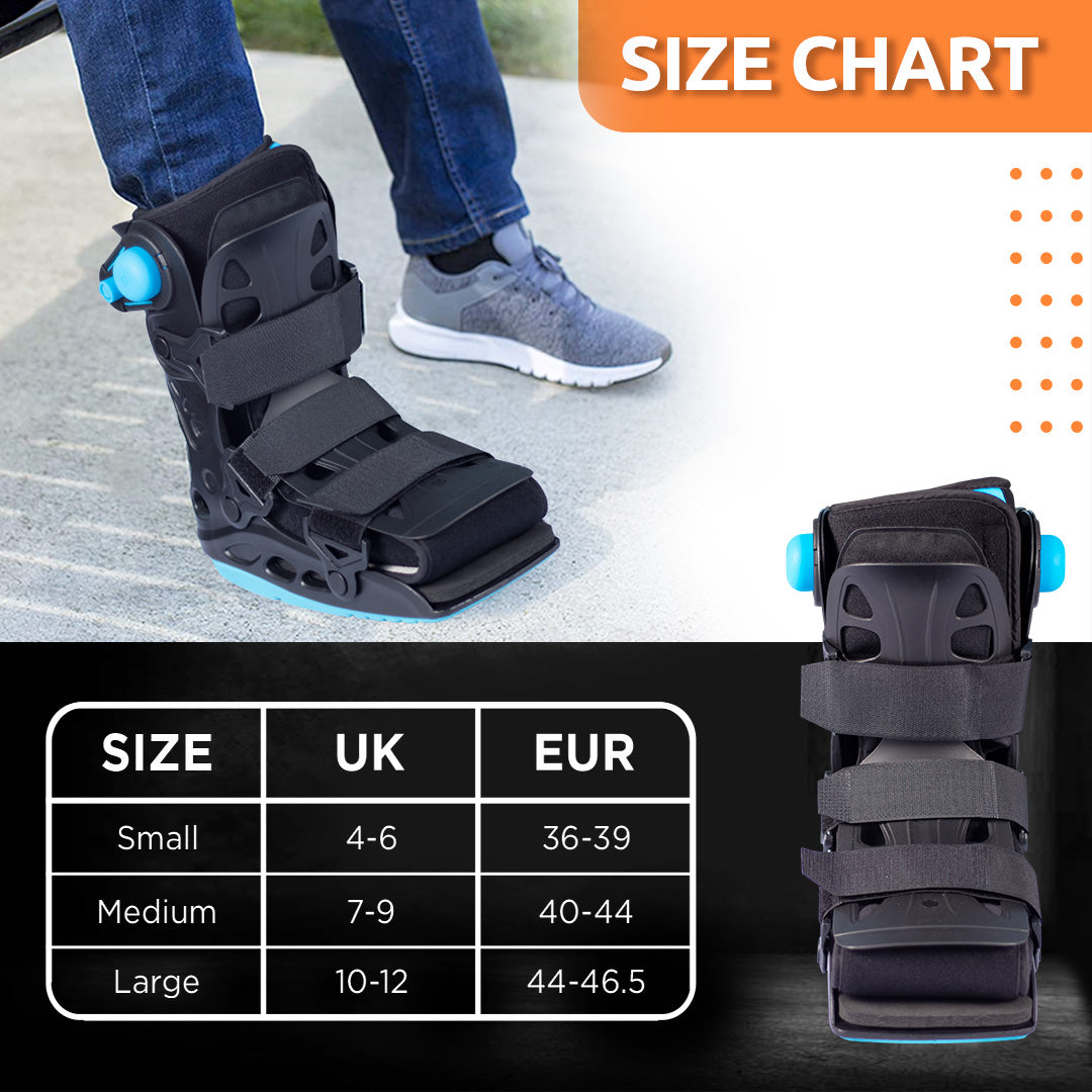 Vissco Pneumatic Walker Boot (Double Push Button - Short Type with 11" Height)